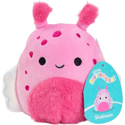 Squishmallows 5" Shabnam The Pink Sea Slug - Official Jazwares Plush - Collectible Soft & Squishy Mini Stuffed Animal Toy- Gift for Kids, Girls & Boys
