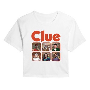 Women's - Clue - Clue Grid Cropped Graphic T-Shirt - 1 of 4