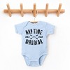 The Juniper Shop Nap Time Warrior Baby Short Sleeve Bodysuit - 24M - Light Blue - 2 of 4