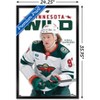 Trends International NHL Minnesota Wild - Kirill Kaprizov Feature Series 23 Framed Wall Poster Prints - 3 of 4