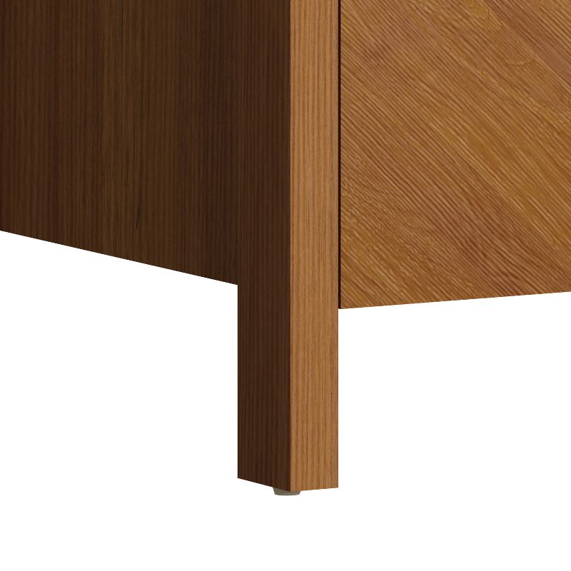 Galano Weiss 2-Drawer Amber Walnut Nightstand (22.7 in. H x 20.9 in. W x 15.7 in. D), 5 of 10