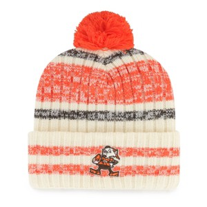 NFL Cleveland Browns Creampuff Knit Beanie - 1 of 2