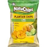 NatuChips Plantain Chips Lime Flavored - 8oz