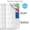 Global Printed Products 2-Year Monthly Calendar Pocket Planner - 2025-2026 (Rainbow Gold Marble) - 2 of 4