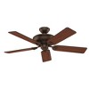 52" Italian Countryside Ceiling Fan Cocoa (Includes Energy Efficient Light) - Hunter: 5-Blade, Reversible Motor, ETL Listed - 4 of 4