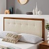 Modway Draper Tufted Full Fabric and Wood Headboard - 2 of 3