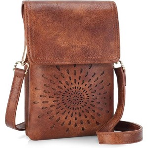 Generic Small Crossbody Bags Trendy Leather Phone Wallet Purses Handbags Card Slots - 1 of 4