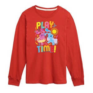 Boys' - Blue's Clues & You! - Play Time Long Sleeve Graphic T-Shirt - 1 of 3