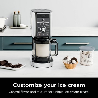 Ninja 0.5qt Silver Stainless Steel Automatic Ice Cream Maker