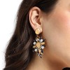 SOHI Women's Lemon Yellow Crystal Drop Earrings - 4 of 4