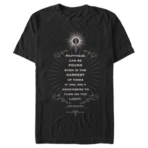 Men's Harry Potter Dumbledore Happiness Quote T-Shirt - 1 of 4