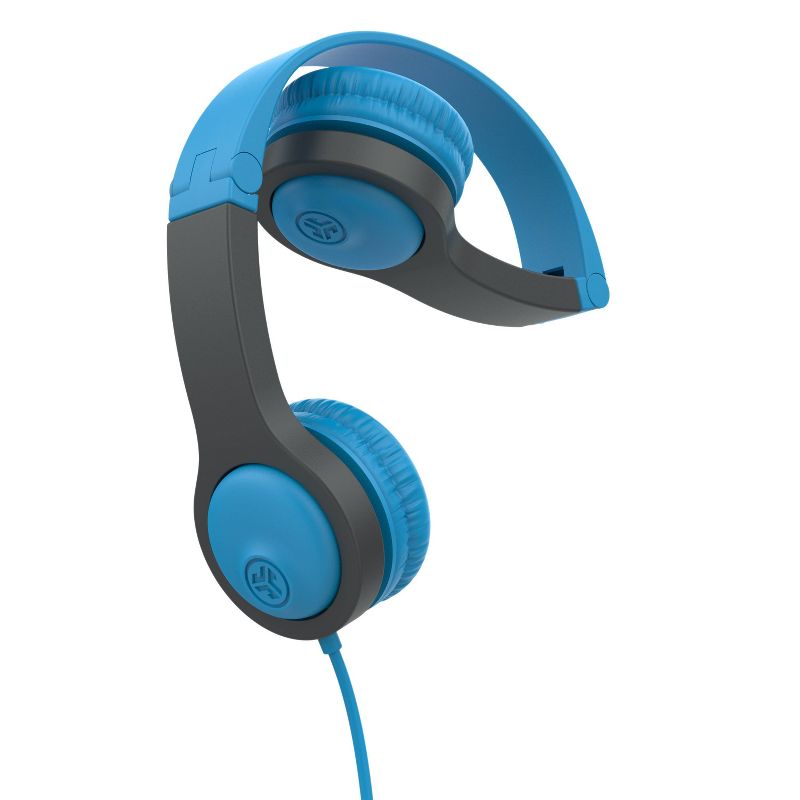 JBuddies Gen 2 Folding Kids Wired Headphones - Blue/Gray, 4 of 21