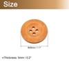 Unique Bargains Wooden DIY Craft Clothing Sewing Buttons 50 Pcs - 2 of 4
