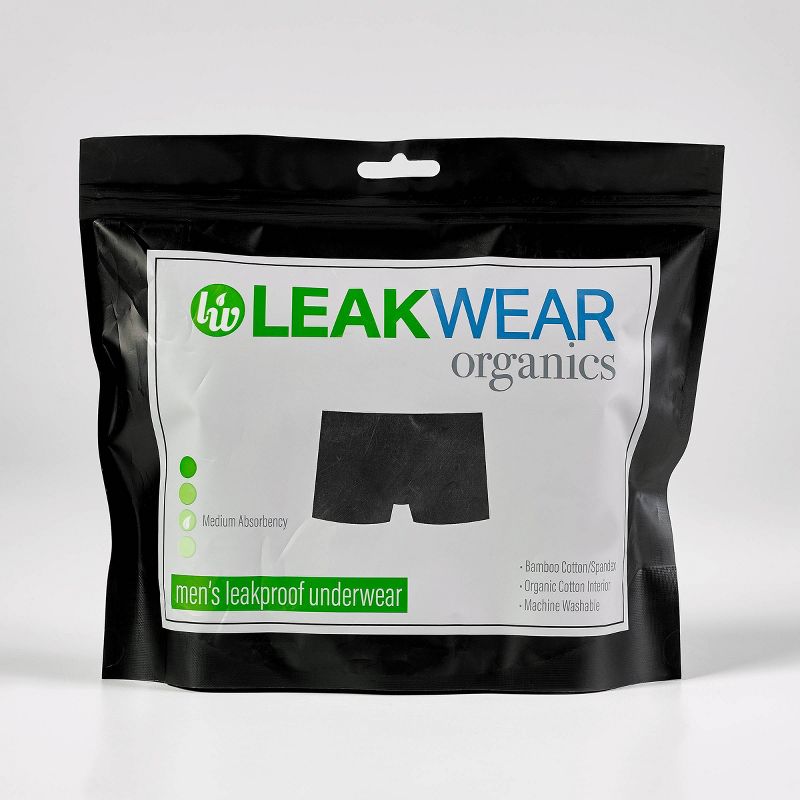 LeakWear Organics Men's Incontinence Briefs - Medium Absorbency, 5 of 8