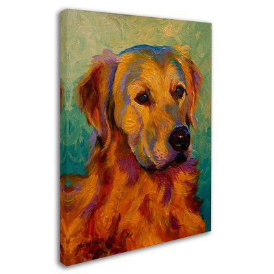 Trademark Fine Art -Marion Rose 'Den Retriever' Canvas Art