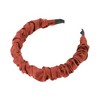 Unique Bargains Women's Pleats Satin Headband 1 Pc - 4 of 4