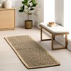 Nuloom Meara Geometric Striped Seagrass Indoor Area Rug - 2 of 4