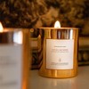 Benevolence LA Premium Scented Wood Wicked Candles In Gold Glass Jar - 2 of 4