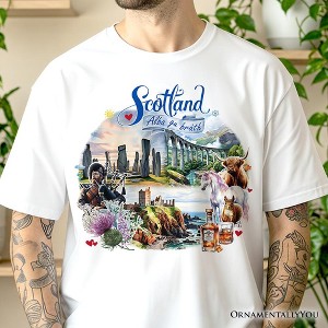 Enchanting Scotland Christmas T-Shirt, Celtic Culture and Heritage Edinburgh Tee and Souvenir | OrnamentallyYou - 1 of 4
