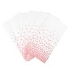 Unique Bargains Disposable Plastic Rectangle Printed Gold Domes Dining Parties Table Covers 6 Pcs - 2 of 4