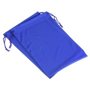 Unique Bargains Microfiber Soft Drawstring Ski Goggle Bags 7.1" x 10.6" 2 Pcs - 1 of 4