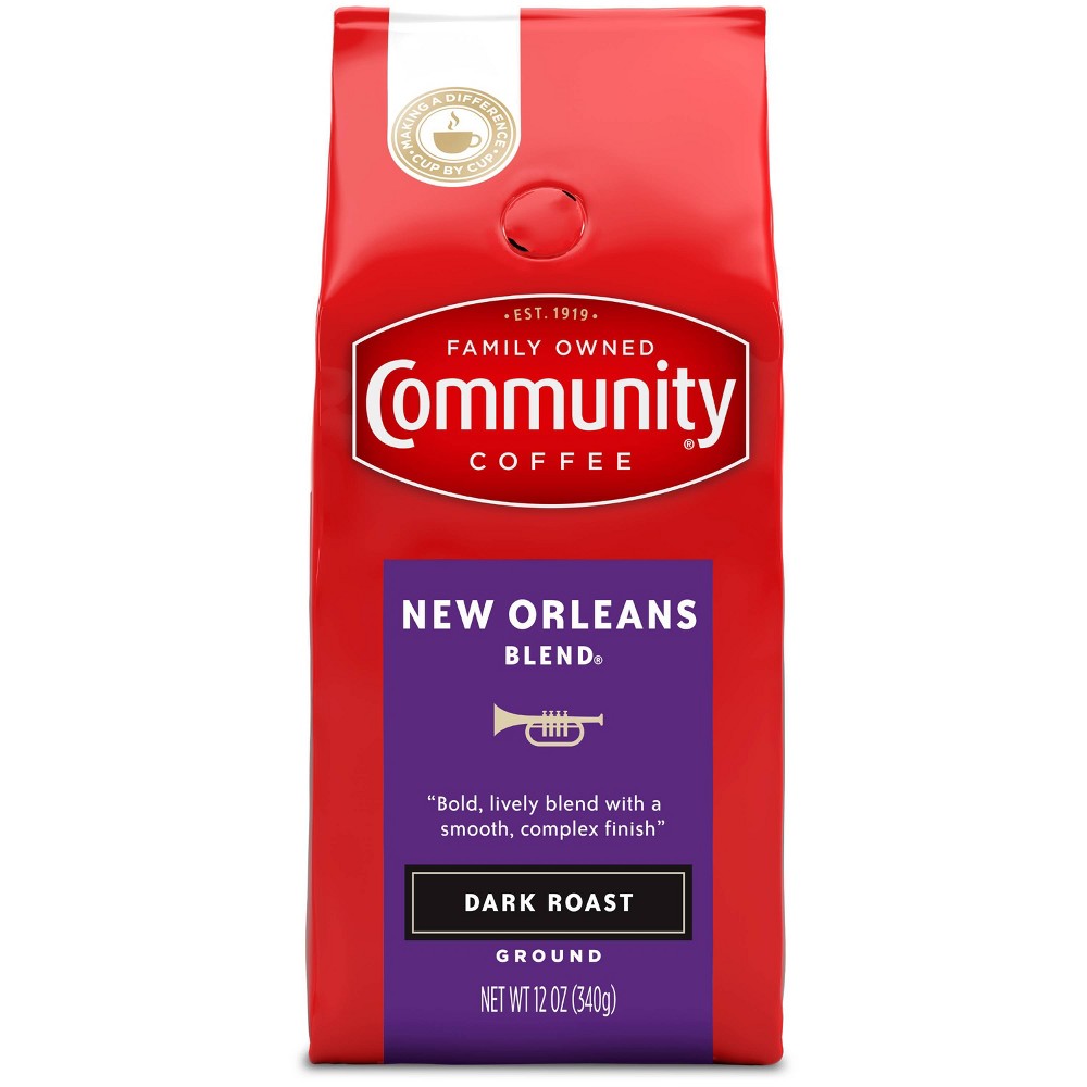 Photos - Coffee Community  New Orleans Blend Ground Dark Roast  - 12oz