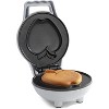 Waffle Wow Mini Apple Waffle Maker- Make Breakfast Special for Kids or Adults w Individual 4 Inch Waffler Iron, Electric Non Stick Breakfast Appliance - 2 of 4