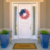 Northlight Stars and Stripes Patriotic Ribbon Wreath - 24" - 2 of 4