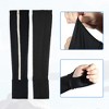 Unique Bargains 1 Pair Cooling Arm Sleeves for Women and Men Sports Arm Sleeve Black Pink - 3 of 3