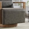 Okak Accent Chairs for Bedroom, 30.3"W Swivel Modern Upholstered Accent Chair with Solid Wood Armrests and 360 Degree Comfy Lounge Reading Chair - 4 of 4