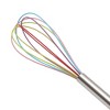 Unique Bargains 12" 6-Wire Whisk Hand Wash Stainless Steel Silicone Assorted Color - 3 of 4