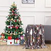 Comfort Flannel Blanket Super Soft Christmas Prints Throw Blanket Christmas Gift. - 2 of 4