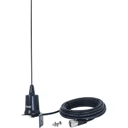 Tram WSP1198 Glass Mount CB with Weather-Band Mobile Antenna 