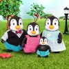 Li'l Woodzeez Miniature Animal Figurine Set –  The Toddlewaddle Penguin Family - image 2 of 4