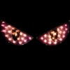 Northlight Lighted Eyes Halloween Window Silhouette Decorations - 40" - Purple - Set of 2 - 4 of 4