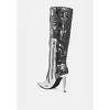 Sitarah Sequin Embellished Stiletto Long Boots - 3 of 4