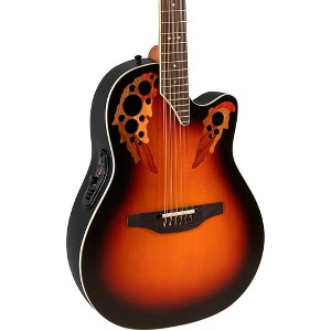 Ovation 2758AX-NEB-G Pro Series Standard Elite Deep Contour 12-String Acoustic-Electric Guitar New England Burst - 1 of 4