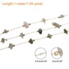 Unique Bargains Brass Smooth Decoration Irregular Gemstone Chains for Jewelry Making Craft - 3 of 4