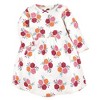 Hudson Baby Girl Cotton Dresses, Autumn Rose - image 3 of 4