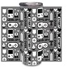 Elanze Designs Gamer Pattern Grey Black 20 ounce Stainless Steel Travel Tumbler - 2 of 4