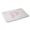 Deny Designs April Lane Art Block Monogram Memory Foam Bath Mat - 2 of 4