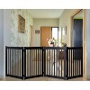 Dynamic Accents Highlander Series Solid Wood Pet Gates are Handcrafted by Amish Craftsman - 32 High - 4 Panel - Black - 2 of 2