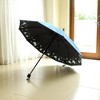 Unique Bargains Umbrella Manual 10-rib Swaying Flowers Sun Protection Vinyl Impact Cloth 43.31"x25.98" 1 Pcs - 2 of 4