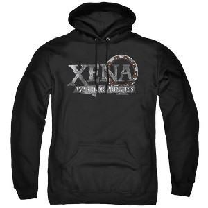 Xena Battered Logo Adult Pull-Over Hoodie - 1 of 4
