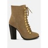 GOOSE-FEATHER Antique Tan High Heeled Ankle Boot - 2 of 4