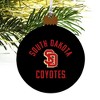 South Dakota Coyote Wood Christmas Tree Holiday Ornament - 4 of 4