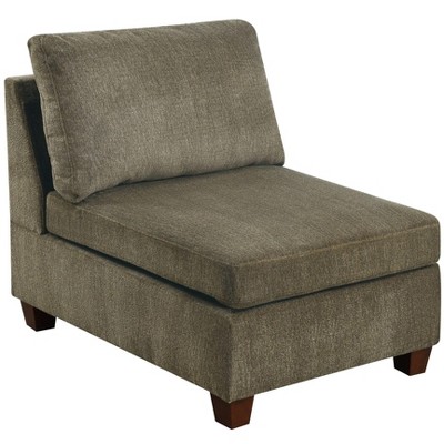 NicBex Couches for Living Room 1pc Modular Corner wedge Sofa Furniture Modular Sectional Sofa with 2 Pillow