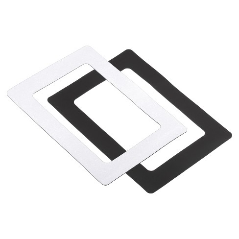 Unique Bargains Pvc Magnetic Picture Photo Frame 2 Pcs White 4x6 Inch ...
