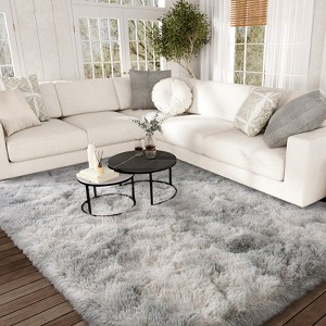 LOVEVOOK 5x7 Feet Area Rugs for Living Room Bedroom, Non-Slip Fluffy Soft Shag Rug, Plush Carpet for Home Dorm Decor Aesthetic - 1 of 4