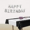 Beistle Happy Birthday Balloon Streamer, 14.25" x 12', (2/Pkg) Silver - 2 of 4
